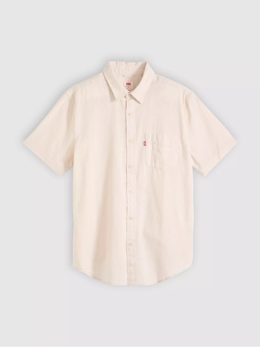 Levi’s One Pocket Shirt Mens Large Button Up Standard Fit NWT Pumice Stone White